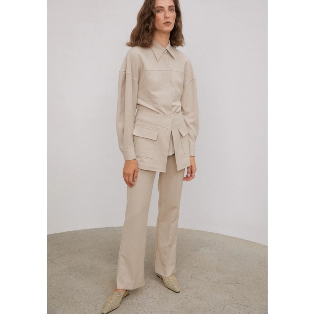 SourceUnknown | Taupe 3-Piece Suit